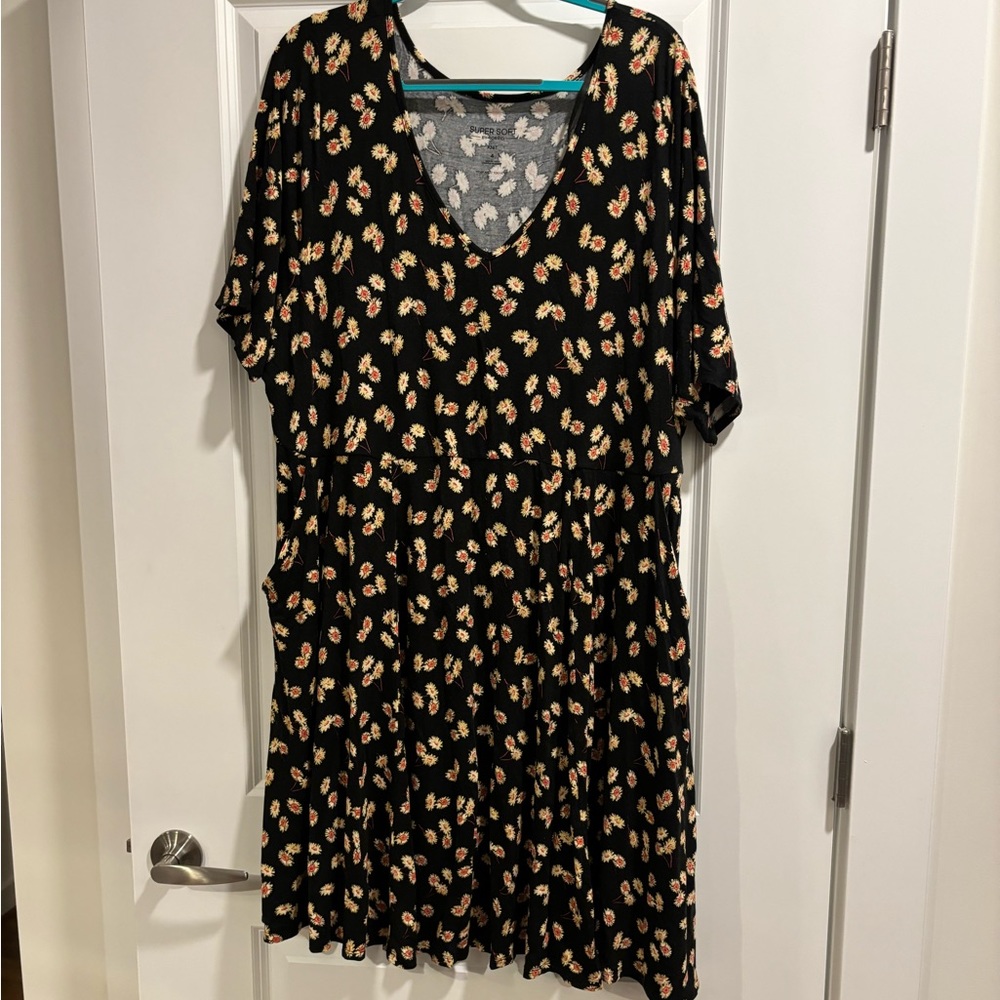 Torrid Supersoft sunflower dress